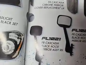 New 2008 Freightliner Cascadia Mirror (Stock #FL1021 )) Part Image