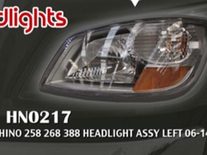 Aftermarket Universal Hino 258 Headlamp Assy (Stock #HN0217)) Part Image