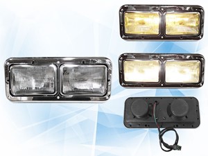 Aftermarket Universal Kenworth T800 Headlamp Assy (Stock #KN0049)) Part Image