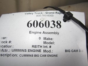 Used CUMMINS Engine Assy Image