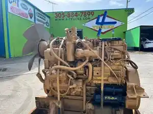 Used Caterpillar C7ACERT Engine Assy (Stock #6129)) Part Image