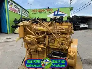 Used Caterpillar C7ACERT Engine Assy (Stock #7656)) Part Image
