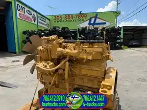 Used Caterpillar C7ACERT Engine Assy (Stock #7744)) Part Image