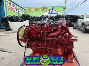 Used Isuzu 6HE1 Engine Assy (Stock #8909)) Part Image