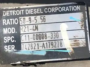 Used 2018 Axle Alliance R21-4N Rear Rear (Tandem Rear or Single) (Stock #1313-S-3)) Part Image