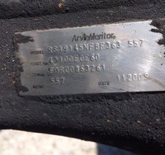 Used 2010 Meritor/Rockwell RS19-145 Rear Rear (Tandem Rear or Single) (Stock #1279-S-2)) Part Image