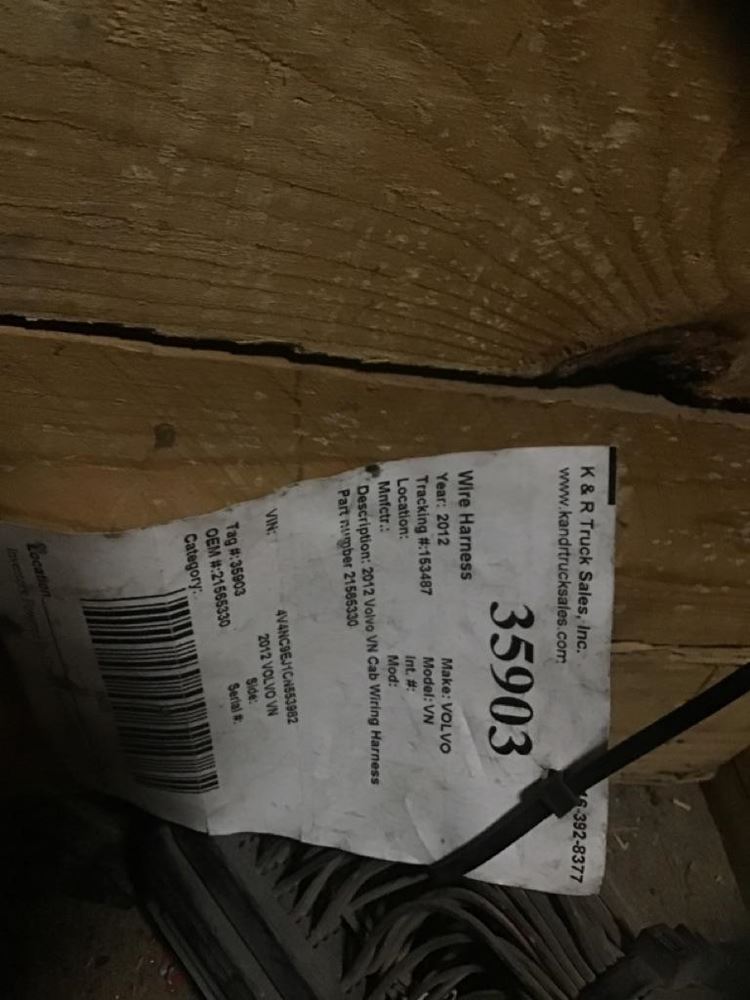 2012 VOLVO VN (Stock #35903) | Wiring Harnesses (Cab and Dash) | TPI