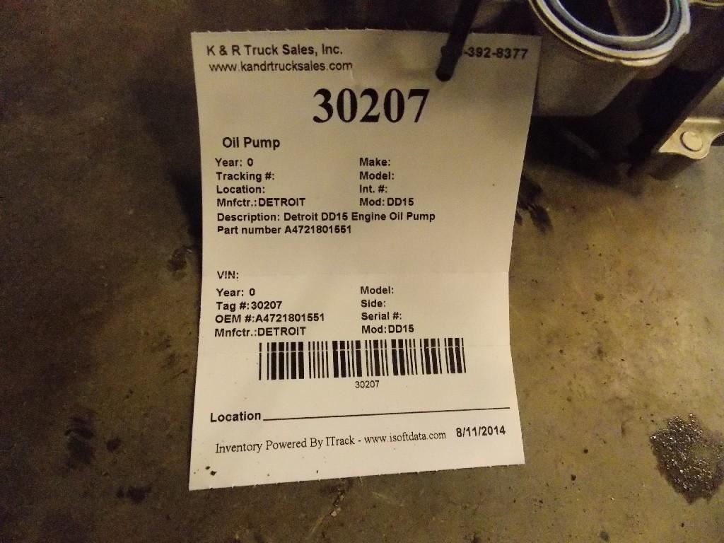 DETROIT DD15 (Stock 30207) Oil Pumps TPI
