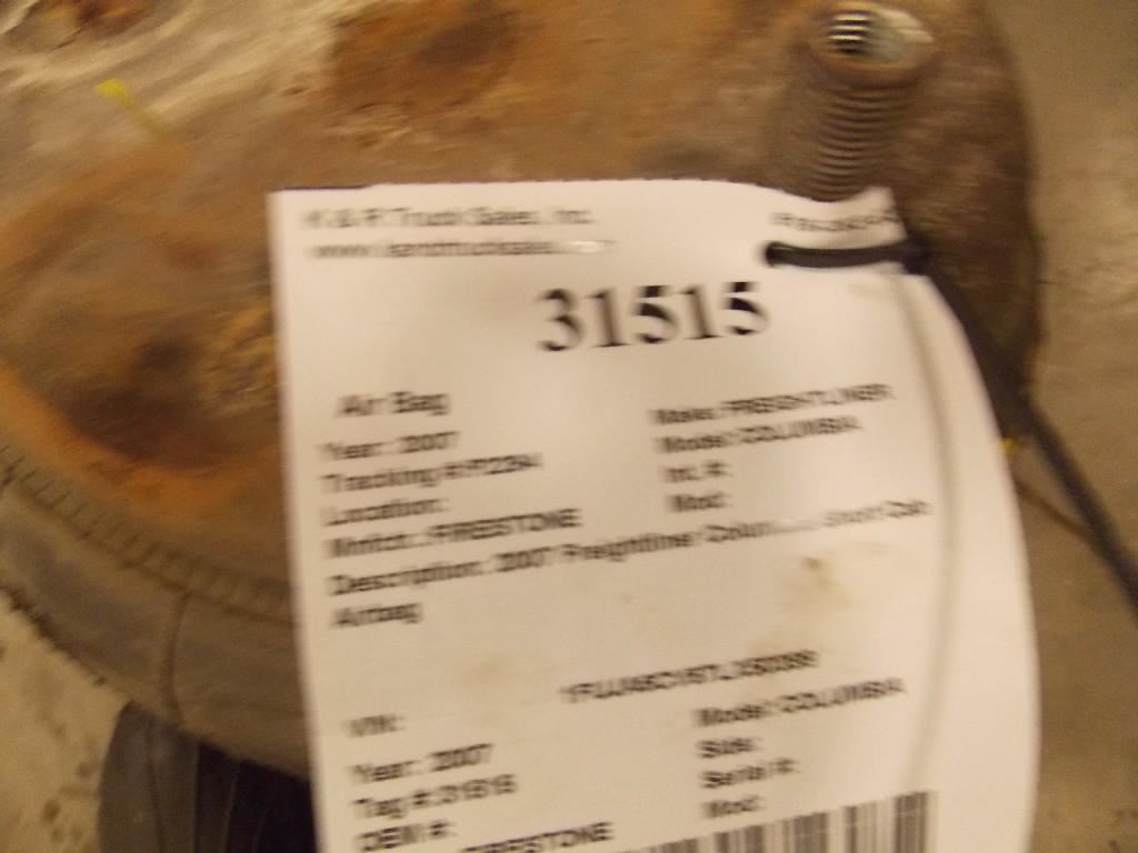 2007 FREIGHTLINER COLUMBIA (Stock 31515) Air Bags TPI
