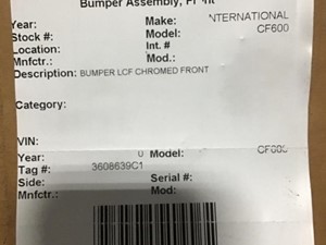 Used 2012 INTERNATIONAL 3000 Miscellaneous (Stock #3608639C1)) Part Image