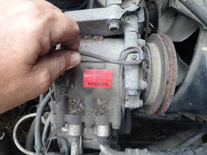 Used 1996 Mitsubishi FE639 A/C Compressor (Stock #TA014-4)) Part Image
