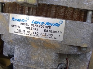 Used 1998 Caterpillar 3406 Alternator (Stock #TA004-16)) Part Image