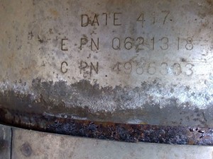 Used 2009 Volvo VNL Diesel Particulate Filter (DPF) (Stock #TA002-26)) Part Image