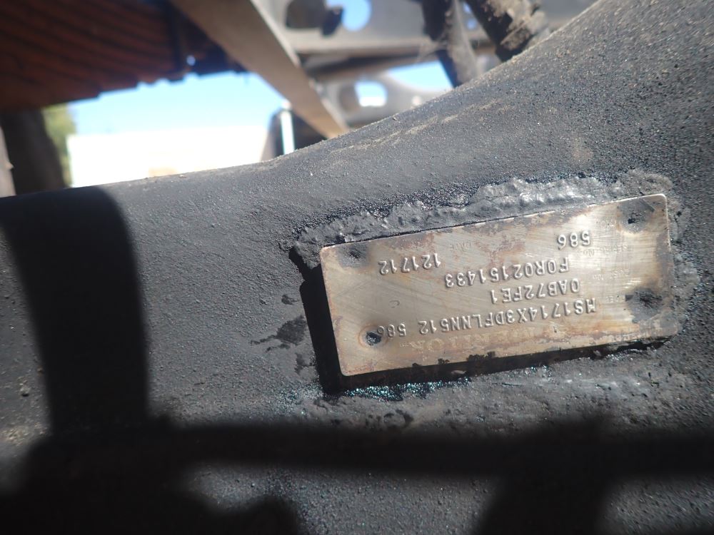 2014 Meritor/Rockwell MS1714X (Stock TA0322) Axles, Complete Rears