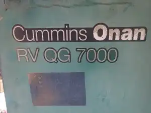 Used 2014 onan RV QG 7000 Genset (Stock #TA192-5)) Part Image