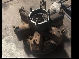 Used Open Spoke / Dayton Rear Wheel End, Spoke & Hub (Stock #3398-RY248KX`99)) Part Image