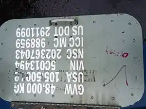 Used 2005 International 9900I Door Ass'y (Rear/Back) (Stock #INT-7-1)) Part Image