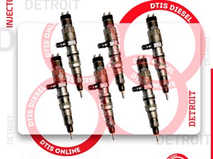 Rebuilt Detroit DD13 Injector (Stock #DTIS-0986435642 -S)) Part Image