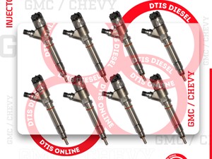 Rebuilt GM/Chev (HD) 6.6L DURAMAX Injector (Stock #DTIS-0986-435-504 LLY-S)) Part Image