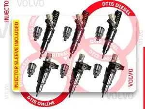 Rebuilt Volvo D13M Injector (Stock #DTIS-85150916-S)) Part Image