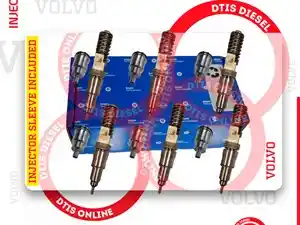 Remanufactured Volvo D16 Injector (Stock #DTIS-85143383-S)) Part Image