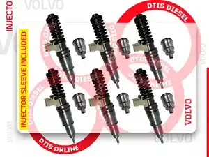 Remanufactured Volvo D16 Injector (Stock #DTIS-85020845--S)) Part Image
