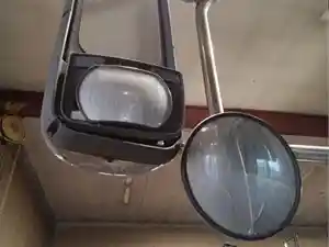 Used 2011 Peterbilt 386 Side View Mirror (Stock #403B D/S MIRROR)) Part Image