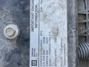 Used 2015 GM/Chev (HD) 6.0L ECM (Stock #15)) Part Image