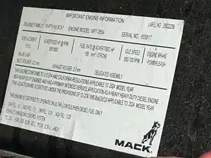 Used 2025 MACK MP7 Engine Assy Image