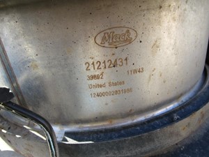 Used MACK Diesel Particulate Filter (DPF) (Stock #62198)) Part Image