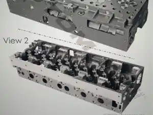 Used CUMMINS ISX15 Head (Stock #ATM 840.CH902732)) Part Image
