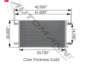 Used A/C Condenser (Stock #ATM 813.59107)) Part Image
