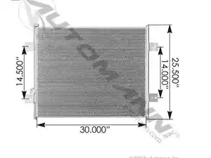Used PETERBILT 379 A/C Condenser (Stock #ATM 813.75113)) Part Image