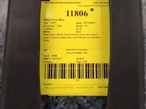 Photo of part