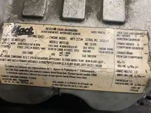 Used 2009 Mack MP7 Engine Assy Image