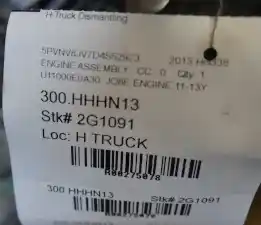 Used 2011 HINO 338 Engine Assy Image