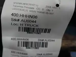 Used 2005 HINO 165 Transmission Assy (Stock #U35010E0C70)) Part Image