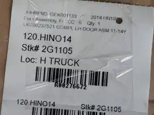 Photo of part