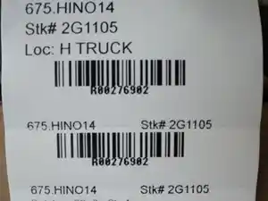 Used 2011 HINO 195 Miscellaneous (Stock #U1640078C32)) Part Image