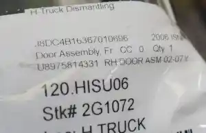 Photo of part