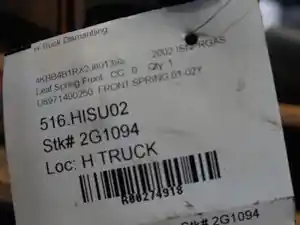 Used 2001 ISUZU NPR Suspension Misc Part (Stock #U8971490250)) Part Image