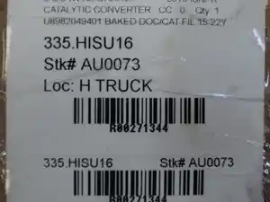 Used 2021 ISUZU NRR Muffler (Stock #U8982049401)) Part Image
