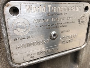 Used 1995 Allison HD4060P Transmission Assy Image