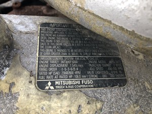 Used 2004 Mitsubishi 6D16-3AT2 Engine Assy (Stock #11071)) Part Image
