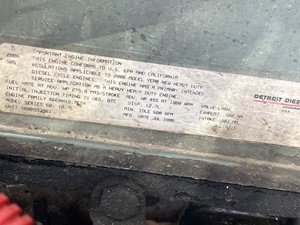 Used 2007 Detroit DDC-60 Engine Assy (Stock #11383)) Part Image