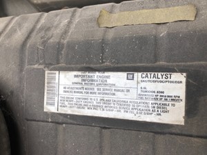 Used 2008 GM/Chev (HD) 6.6L DURAMAX Engine Assy (Stock #10112)) Part Image