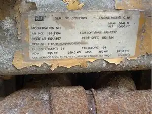Used Caterpillar C10 Engine Assy (Stock #13688)) Part Image