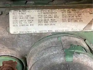 Used Detroit 6V92T Engine Assy (Stock #13853)) Part Image