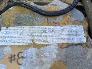Used 1993 Caterpillar 3176 Engine Assy (Stock #16376)) Part Image