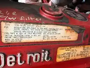 Used 1994 Detroit 6V92 DDEC Engine Assy (Stock #356-1)) Part Image